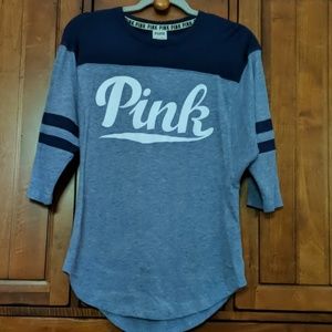 VS PINK Baseball Tee Size XS
